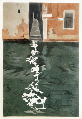  Reflection VI. (Light), 1984 - distemper on cardboard, 79x53cms