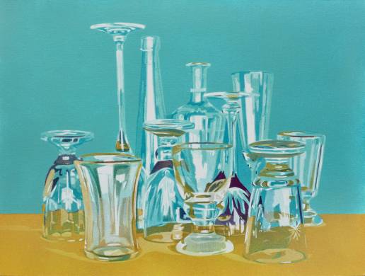  Tribute to Morandi IV. - 2012, oil on canvas, 60x80cms