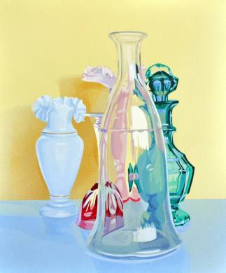  Tribute to Morandi XI. - 2013, oil on canvas, 60x50cms