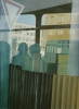  On a Trolley Bus - 1989, oil on canvas, 130x95cms